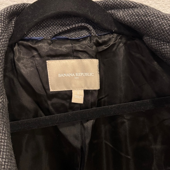 Banana republic wool blend pea coat - Picture 4 of 9